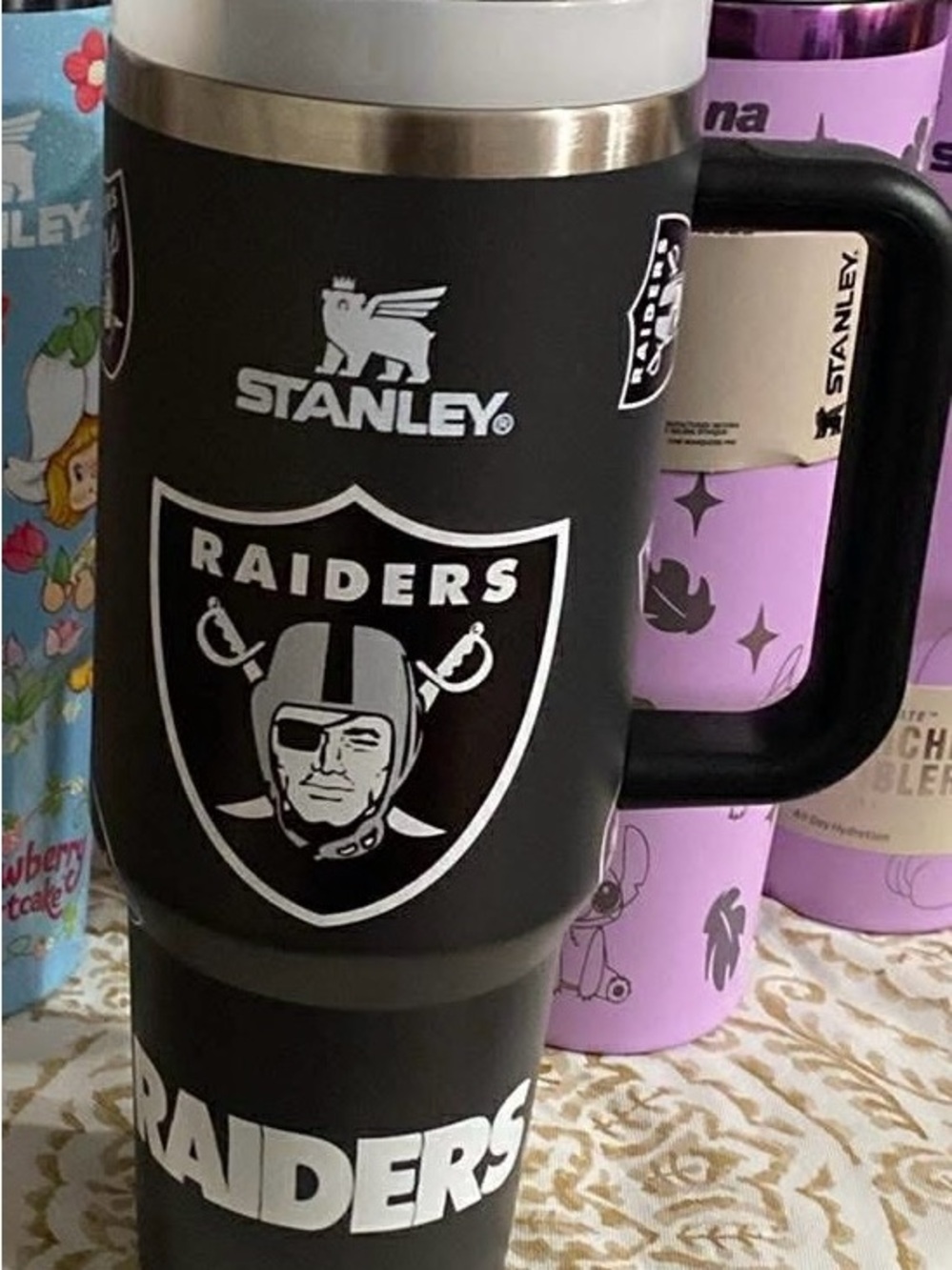 Stanley x Raiders Black Travel Mug
